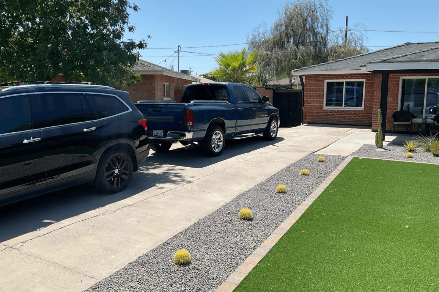 carport before picture