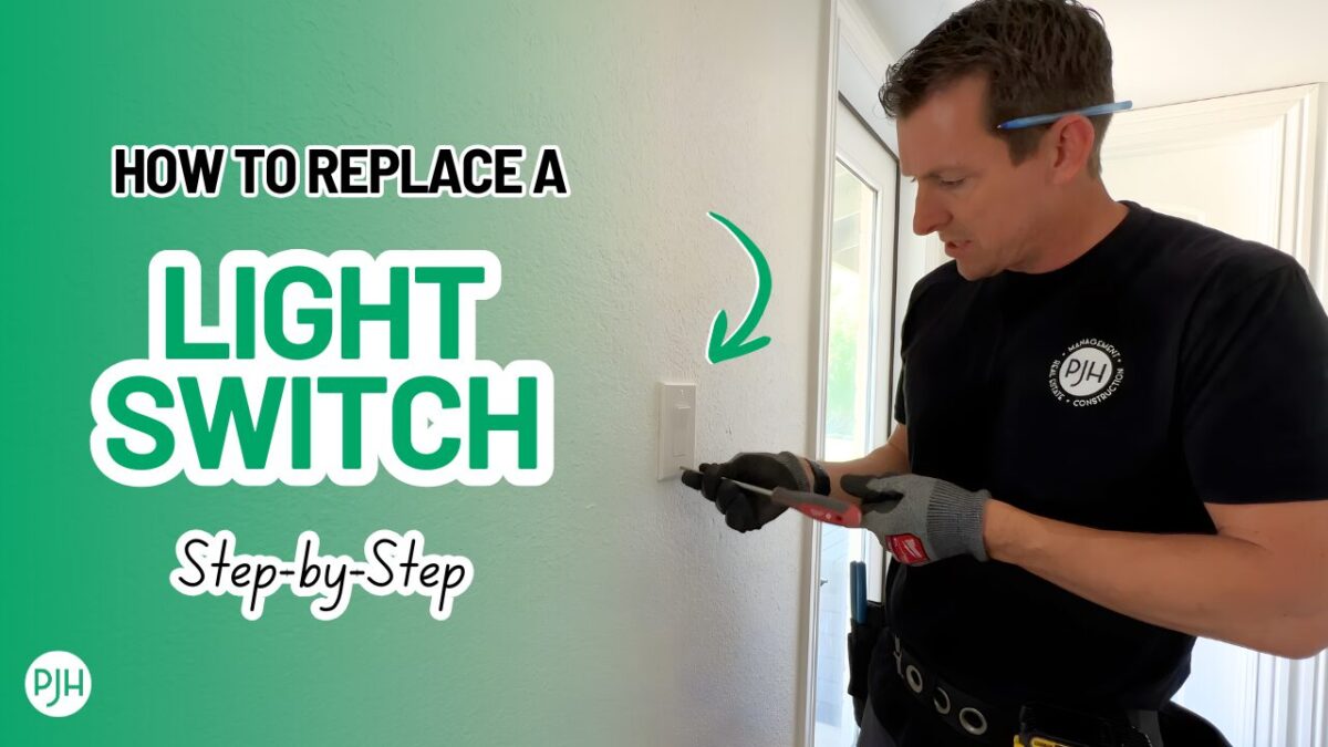 How to Replace a Light Switch | DIY Video Guide